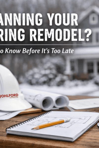 Planning a Spring Remodel in Roanoke and the Surrounding Areas